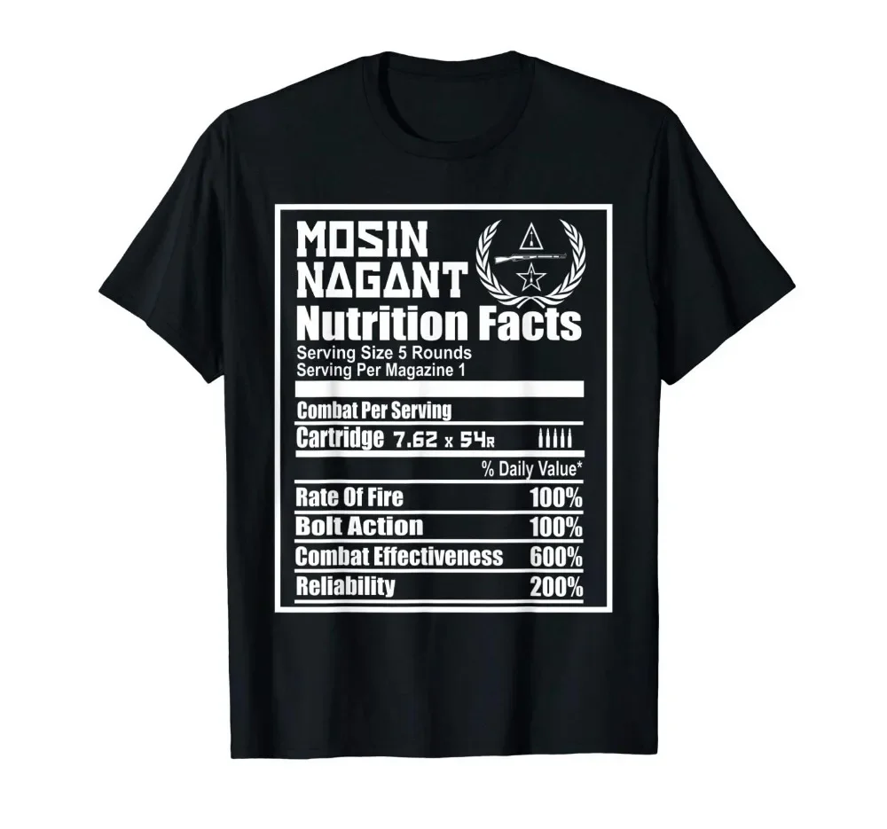 Men'S Fashion Websites - Футболки Mosin Nagant Nutrition Facts Summer