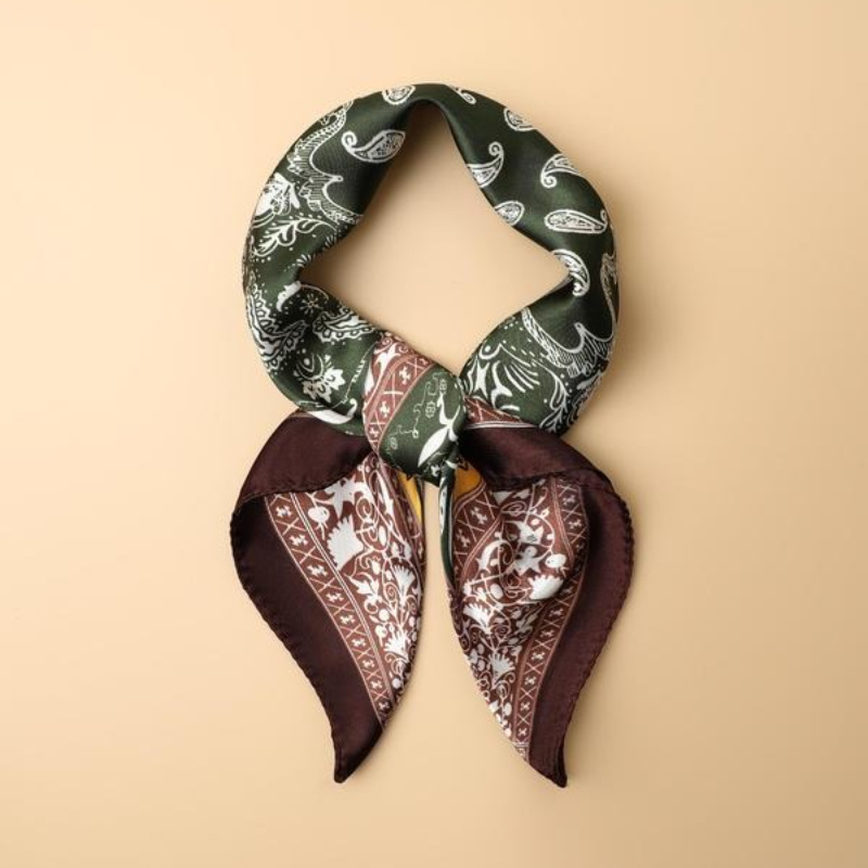 Men'S Fashion Head Scarf - Квадратная пленка с принтом пейсли, стильная