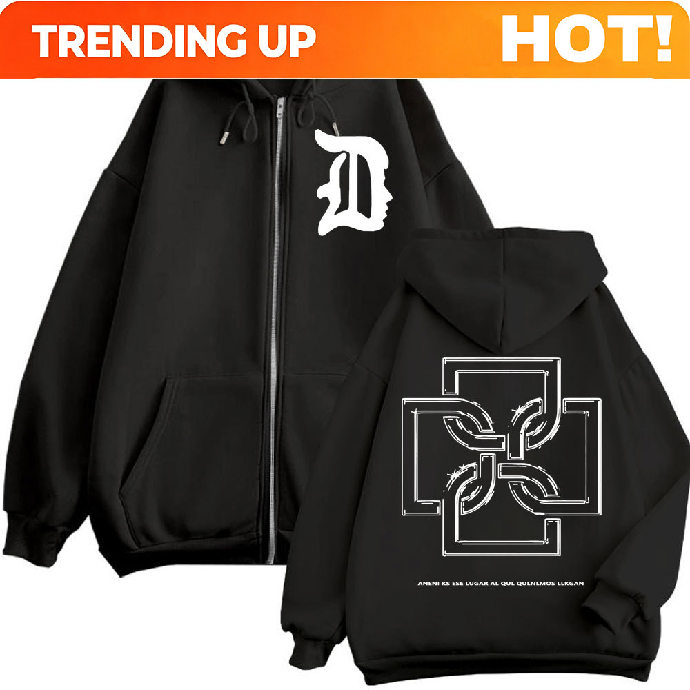 Men'S Fashion Zipper Hoodie - Кастомизированная толстовка с логотипом рэпера Дуки,