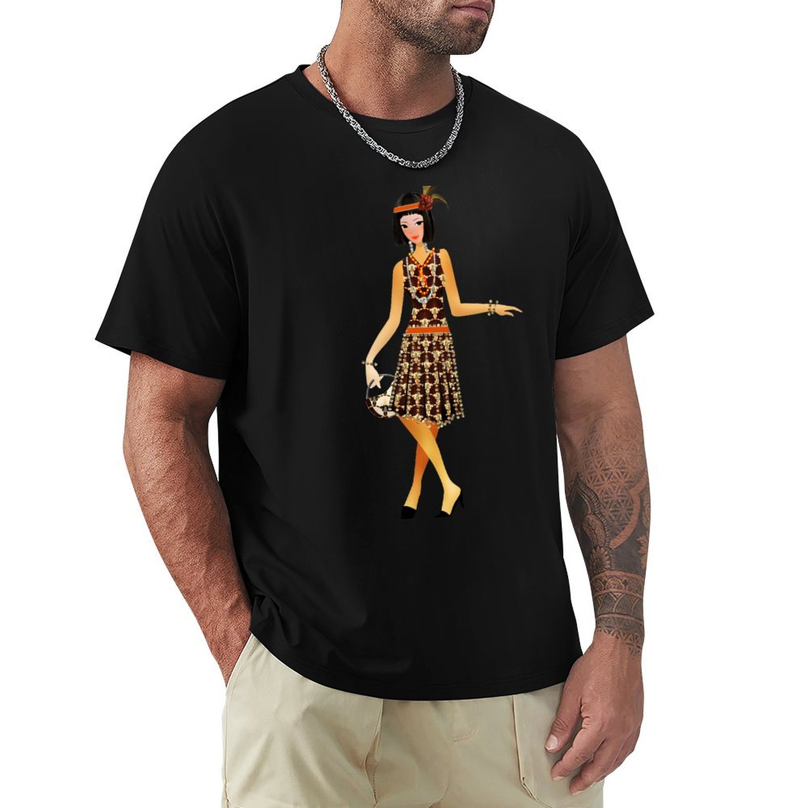 Mens Fashion In The 1920S - Футболка в стиле «Гэтсби» – ретро-модель