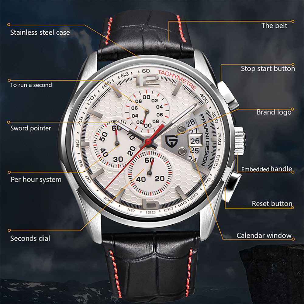 Men'S Fashion Magazine - Мужские часы PAGANI DESIGN New PD-3306