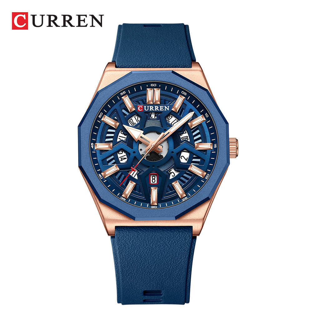 Men'S Fashion Magazine - CURREN 8437 Унисекс-часы с минималистичным дизайном,