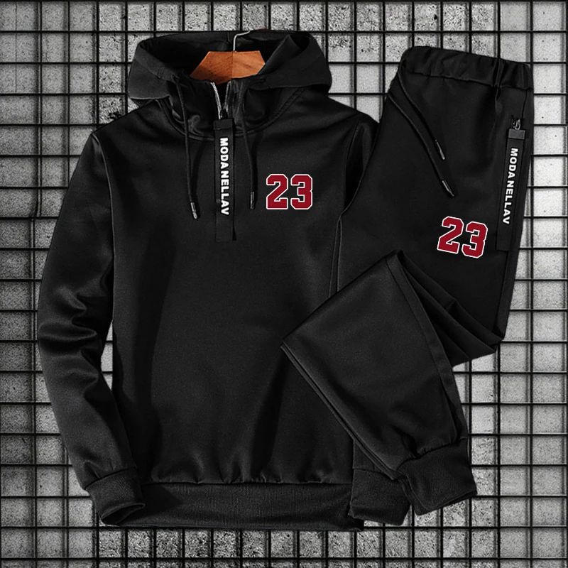 Men'S Fashion Hoodies - Мужской и женский комплект/худи/брюки 2026: Новый
