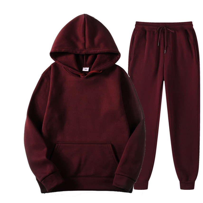 Men'S Fashion News - Мужской осенне-зимний новый однотонный комплект из