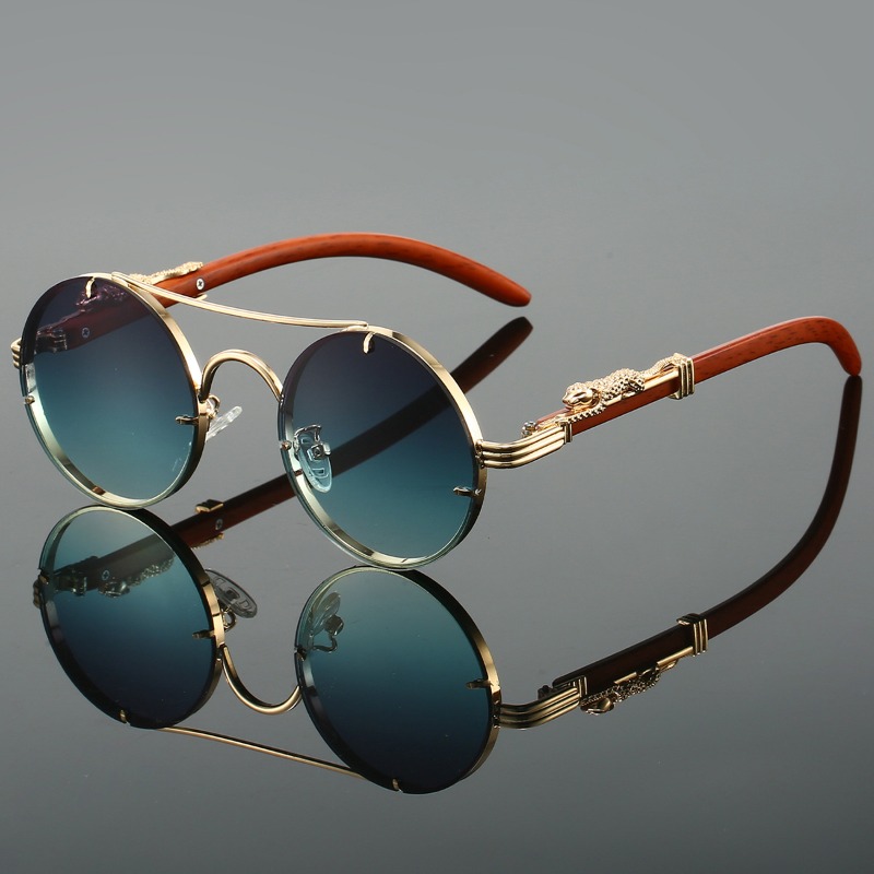 Men'S Fashion Luxury Brands - Популярные круглые солнцезащитные очки для мужчин,