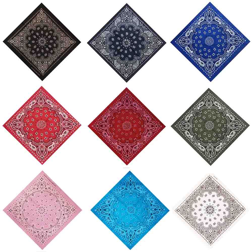 Men'S Fashion Head Scarf - Мужской хлопковый платок с узором пейсли