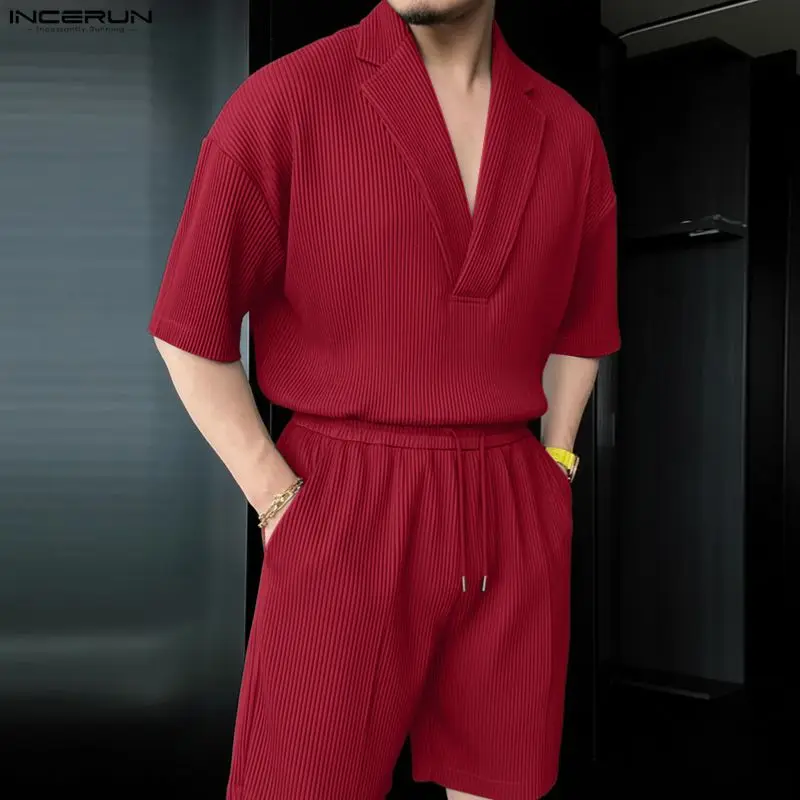 Мужской комплект INCERUN: одно – обзор и цена Men'S Fashion Color