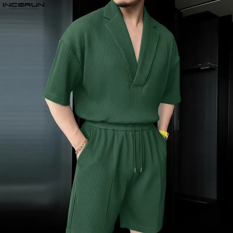 Мужской комплект INCERUN: одно – обзор и цена Men'S Fashion Color