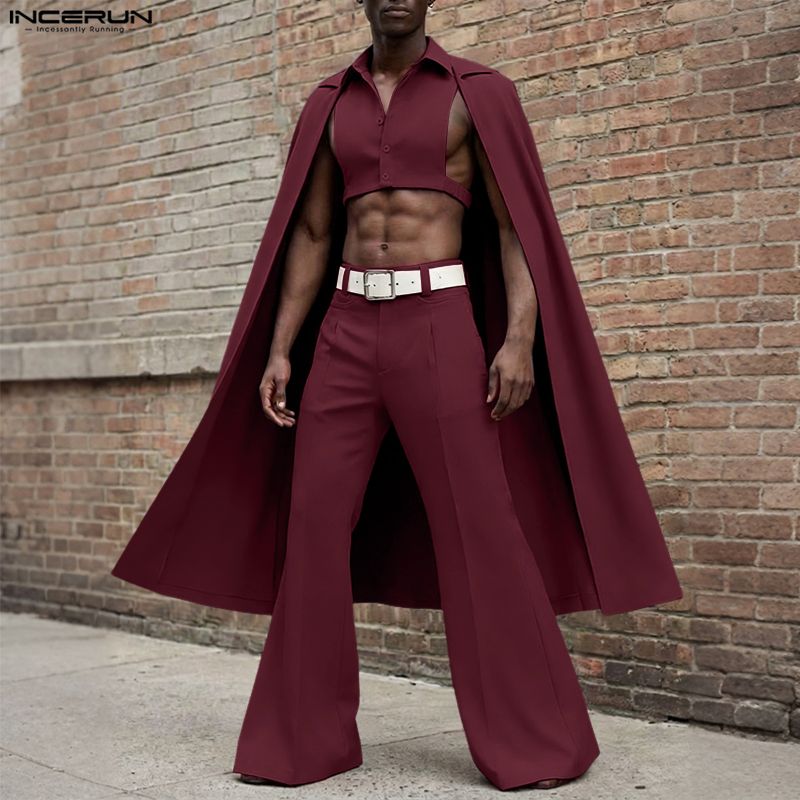 Мужской комплект INCERUN: одно – обзор и цена Men'S Fashion Color