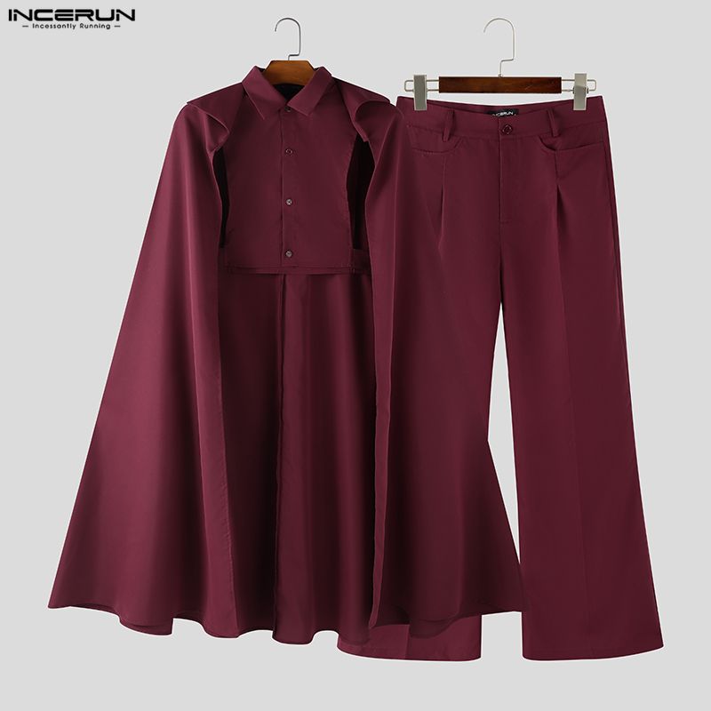 Мужской комплект INCERUN: одно – обзор и цена Men'S Fashion Color