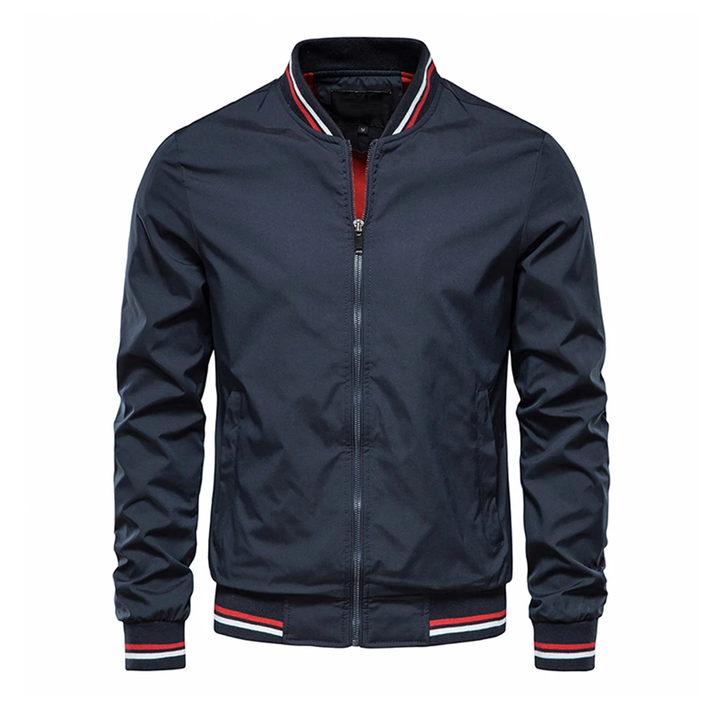 Мужская куртка-бомбер весна-ле – обзор и цена Mens Fashion Bomber Jacket
