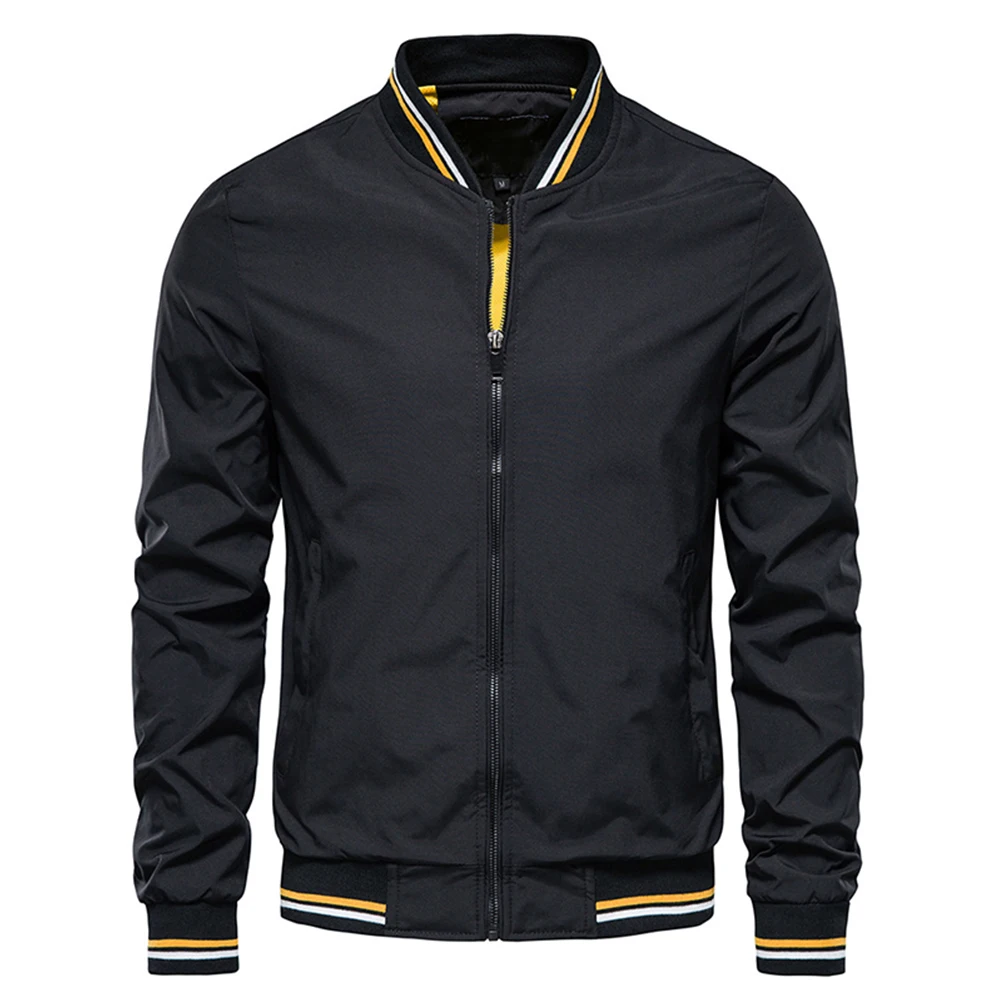 Мужская куртка-бомбер весна-ле – обзор и цена Mens Fashion Bomber Jacket