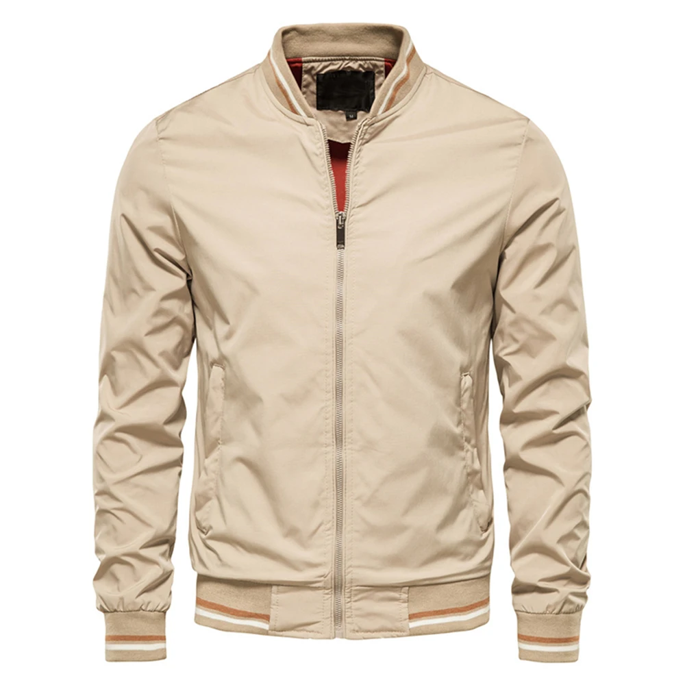 Мужская куртка-бомбер весна-ле – обзор и цена Mens Fashion Bomber Jacket