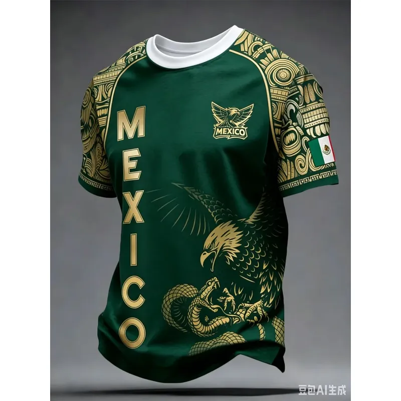 Мужская футболка с 3D-принтом  – обзор и цена Mens Fashion Mexico