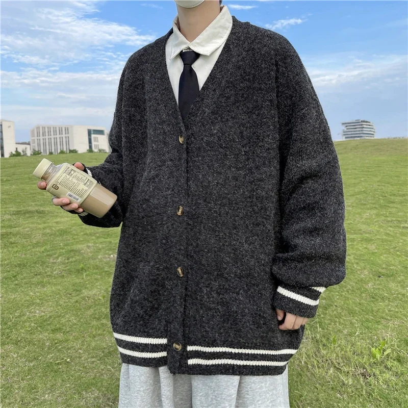 2024 осень-зима ленивый Модный – обзор и цена Men'S Fashion V Neck Sweater
