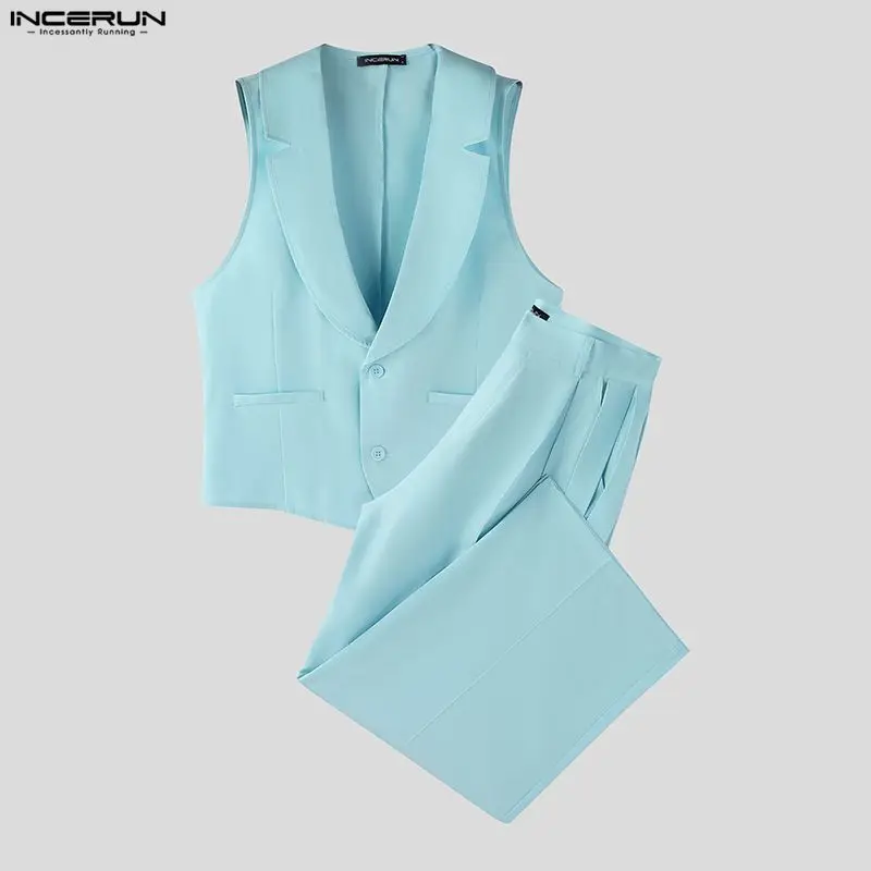 Мужской комплект INCERUN: одно – обзор и цена Men'S Fashion Color