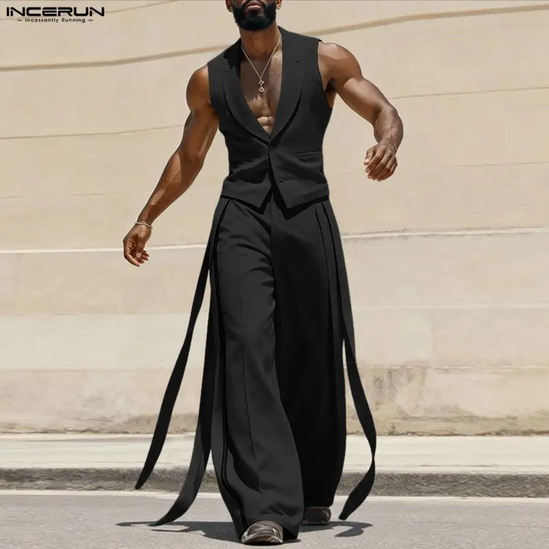 Мужской комплект INCERUN: одно – обзор и цена Men'S Fashion Color
