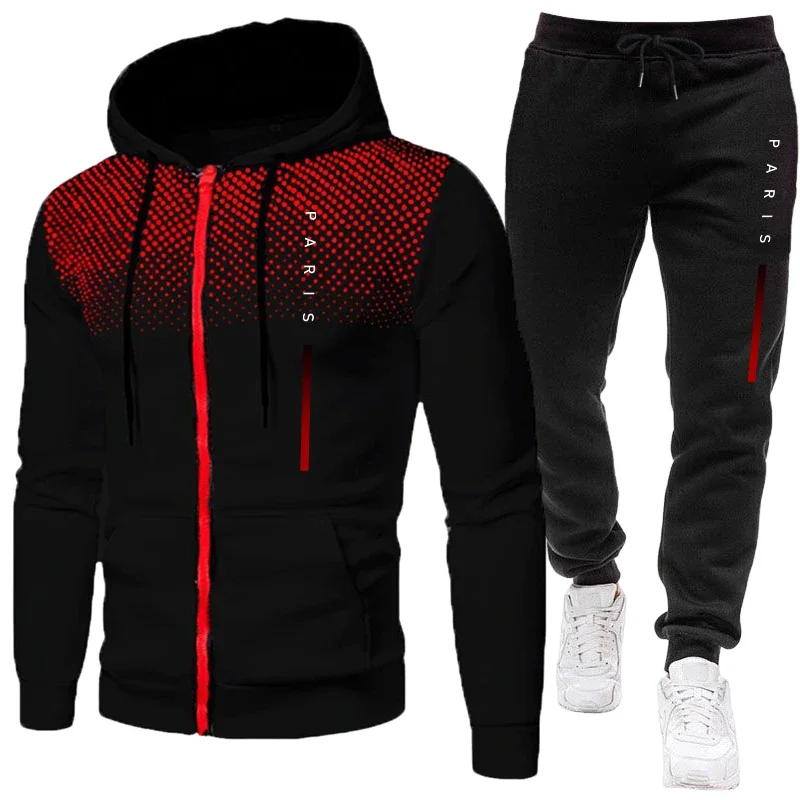 Осенне-зимний повседневный спо – обзор и цена Men'S Fashion Zipper Hoodie