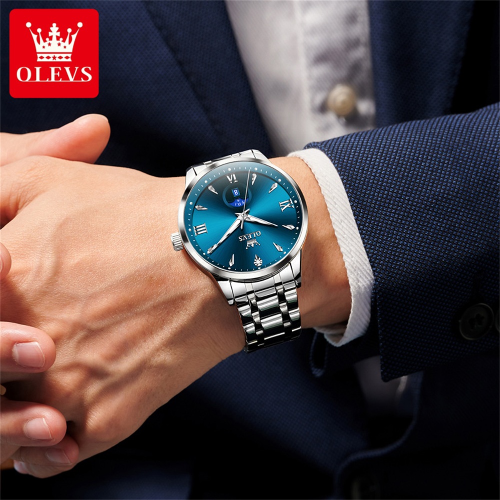 OLEVS Moon Phase мужские часы  – обзор и цена Men'S Fashion Luxury Brands