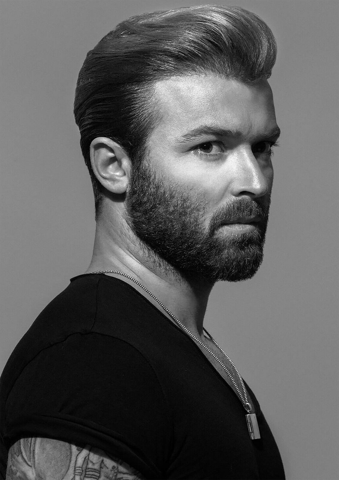 Постер для парикмахерской: мод – обзор и цена Men Fashion Hair Style