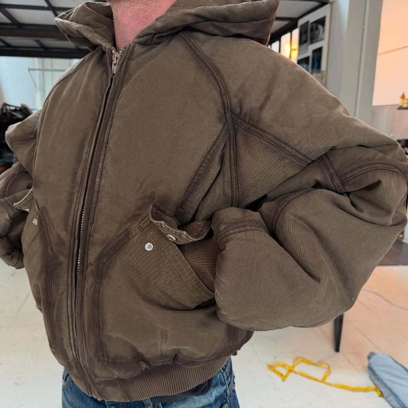 Мужская утепленная куртка-бомб – обзор и цена Mens Fashion Bomber Jacket