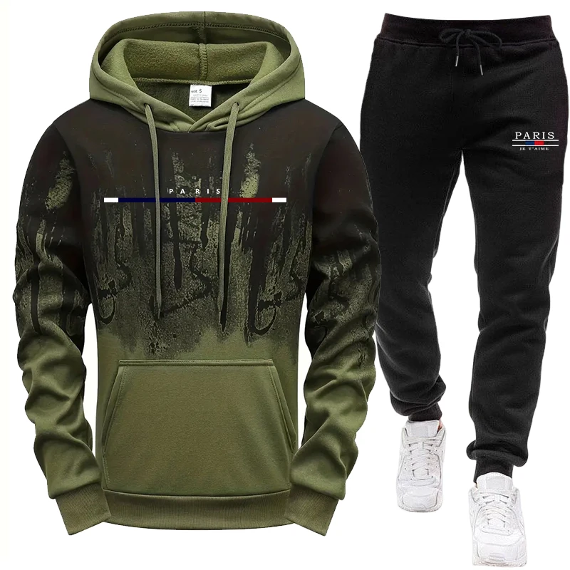 Мужской комплект/худи/брюки: о – обзор и цена Men'S Fashion Hoodies