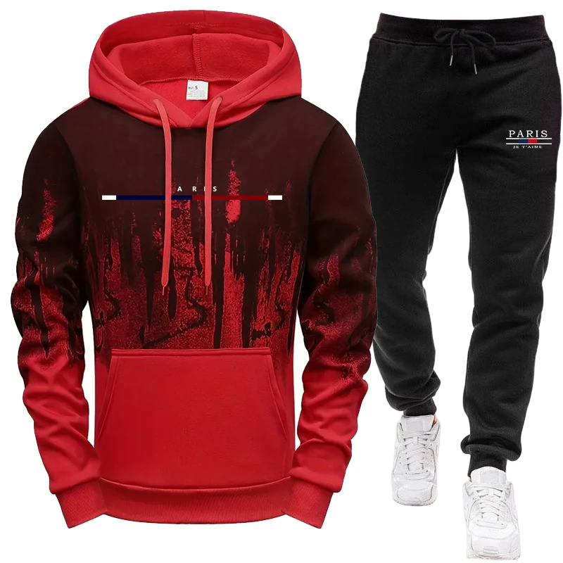 Мужской комплект/худи/брюки: о – обзор и цена Men'S Fashion Hoodies