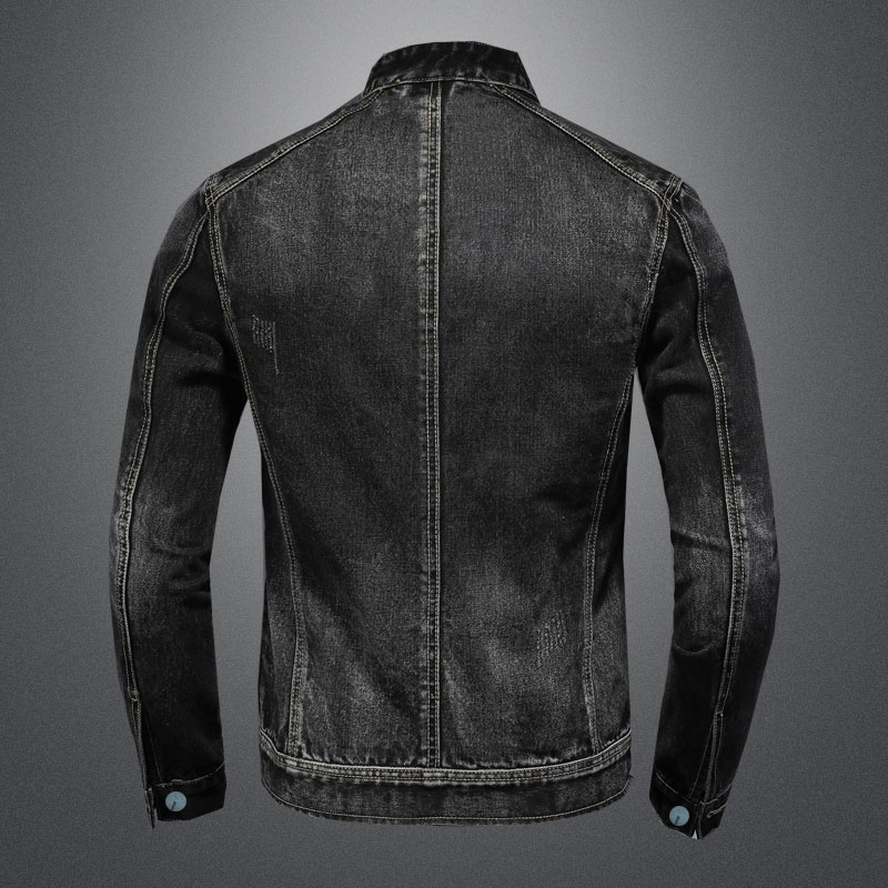 Мужская джинсовая куртка-бомбе – обзор и цена Mens Fashion Bomber Jacket