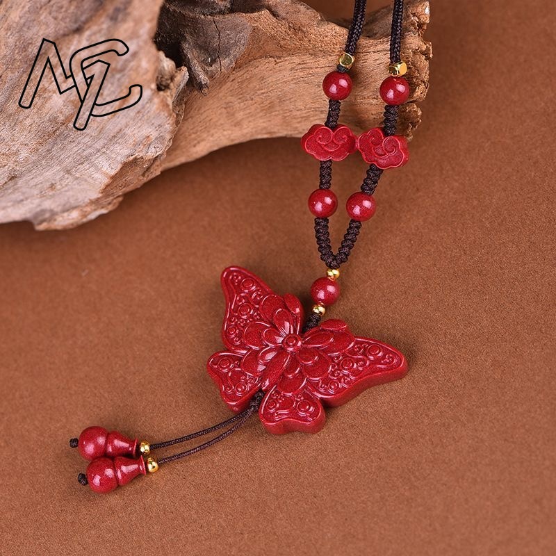 Модное красное киноварь, нефри – обзор и цена Men'S Fashion Necklaces