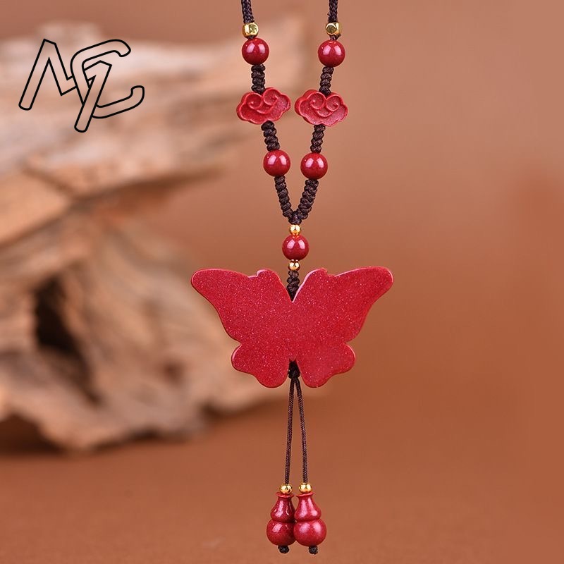 Модное красное киноварь, нефри – обзор и цена Men'S Fashion Necklaces