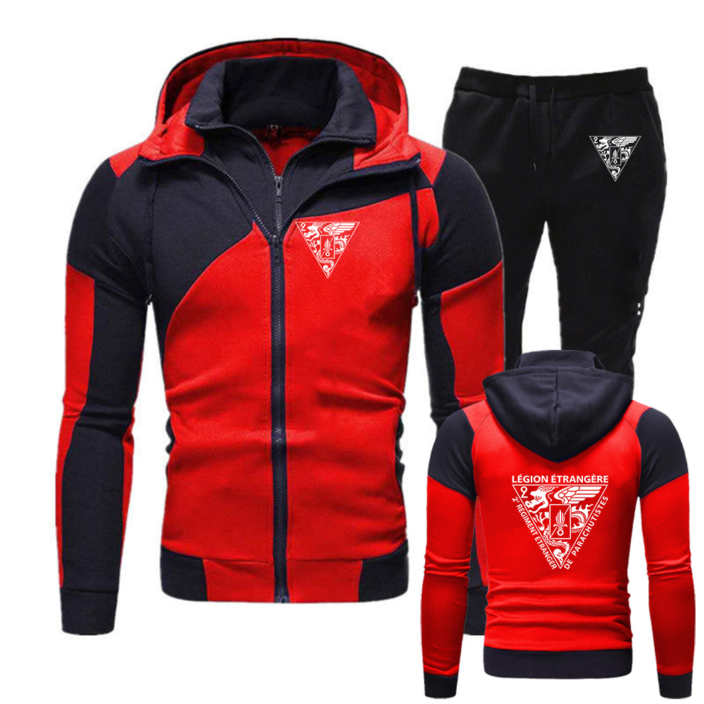 Мужской модный костюм с принто – обзор и цена Men'S Fashion Zipper Hoodie