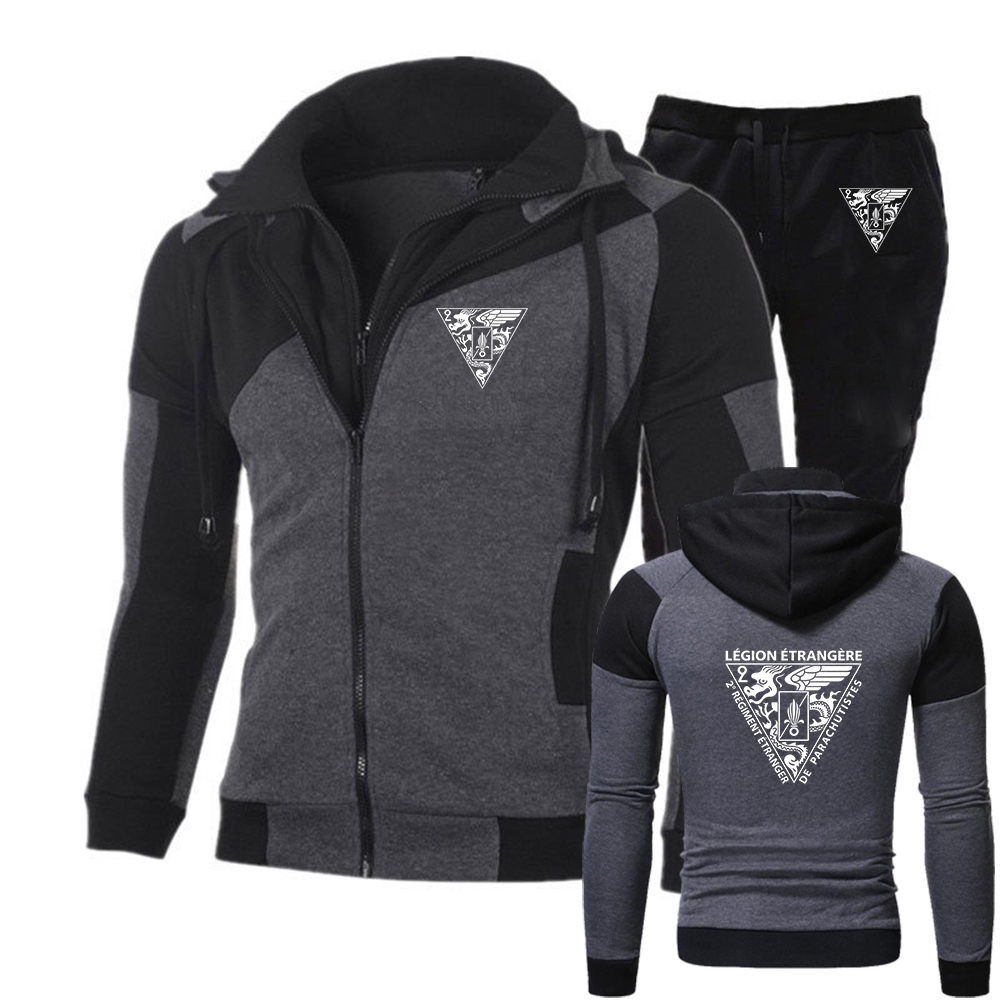 Мужской модный костюм с принто – обзор и цена Men'S Fashion Zipper Hoodie