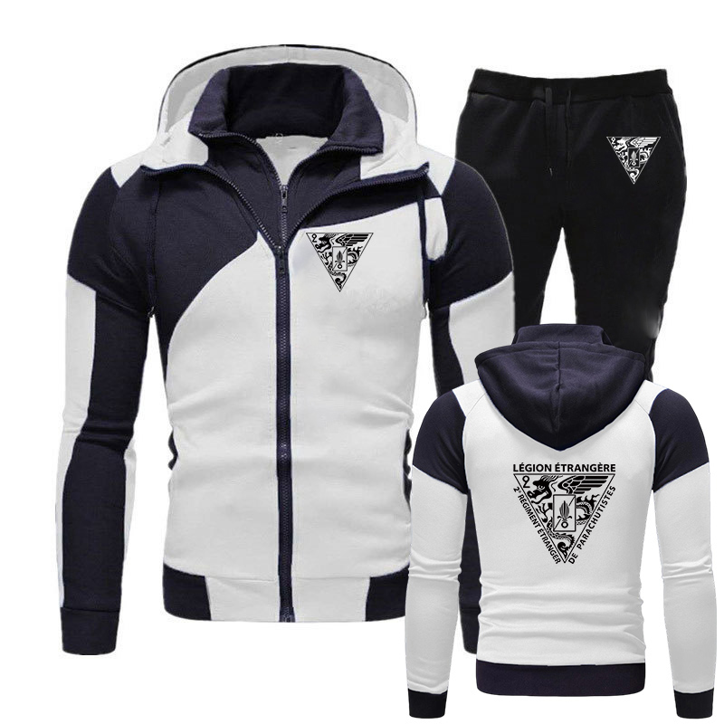 Мужской модный костюм с принто – обзор и цена Men'S Fashion Zipper Hoodie