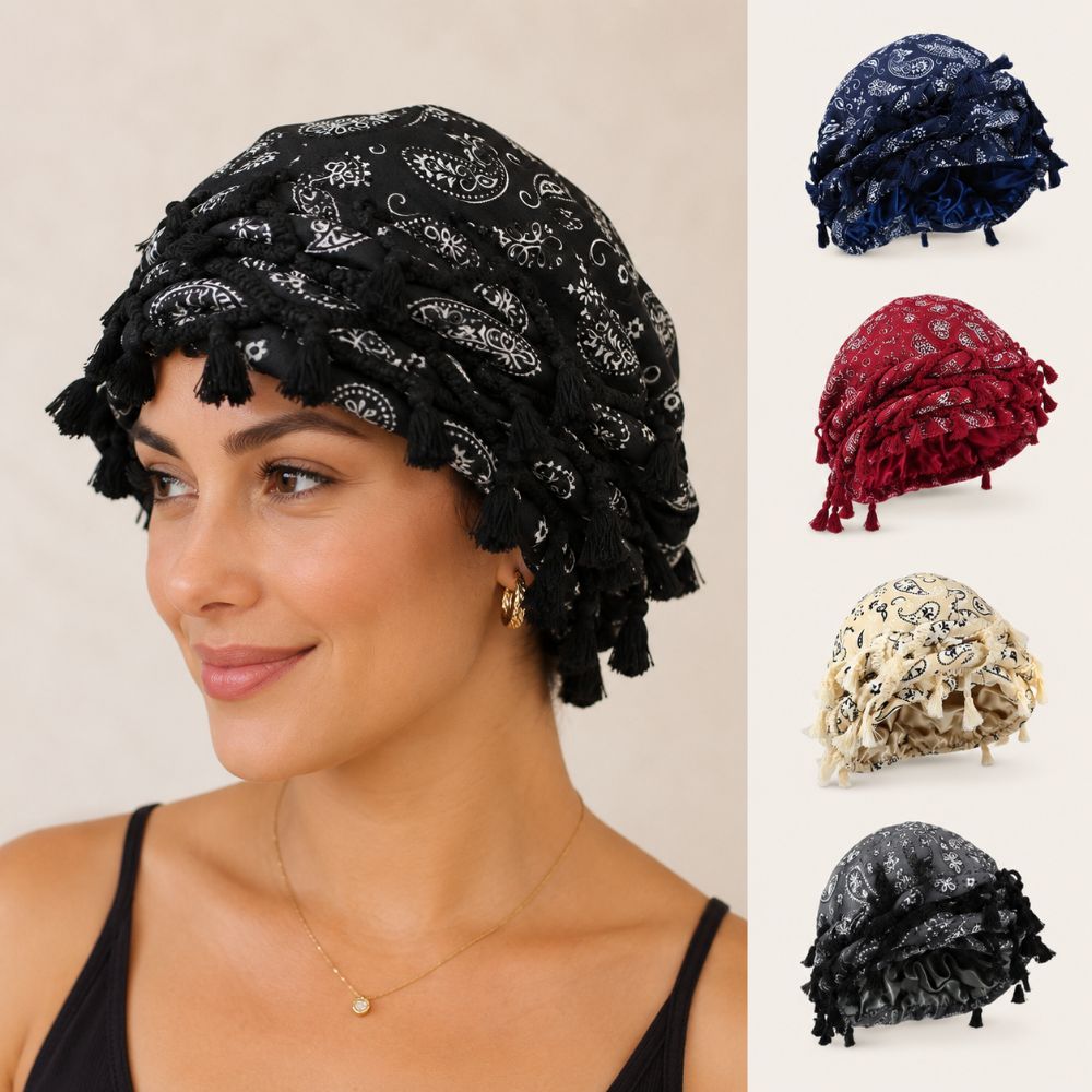 Универсальные атласные повязки – обзор и цена Men'S Fashion Head Scarf