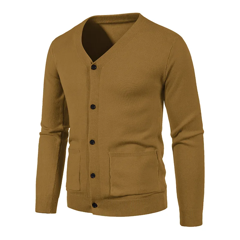 Новые модные мужские однотонны – обзор и цена Men'S Fashion V Neck Sweater