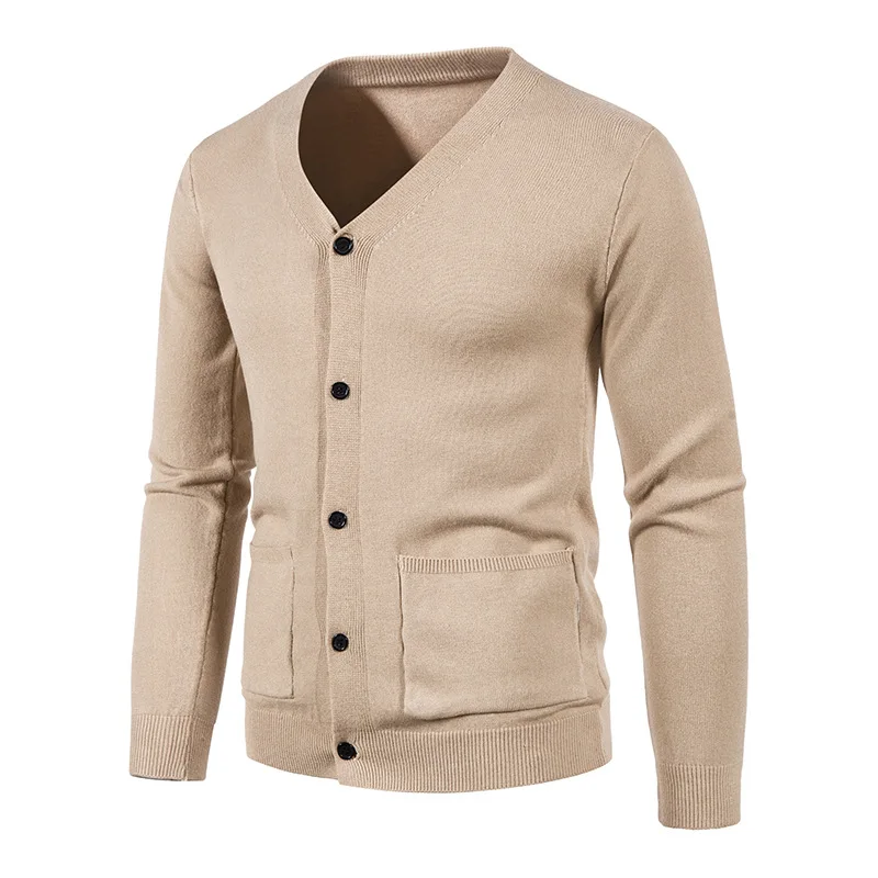 Новые модные мужские однотонны – обзор и цена Men'S Fashion V Neck Sweater