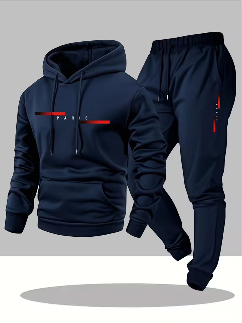 Мужской модный комплект с прин – обзор и цена Men'S Fashion Hoodies