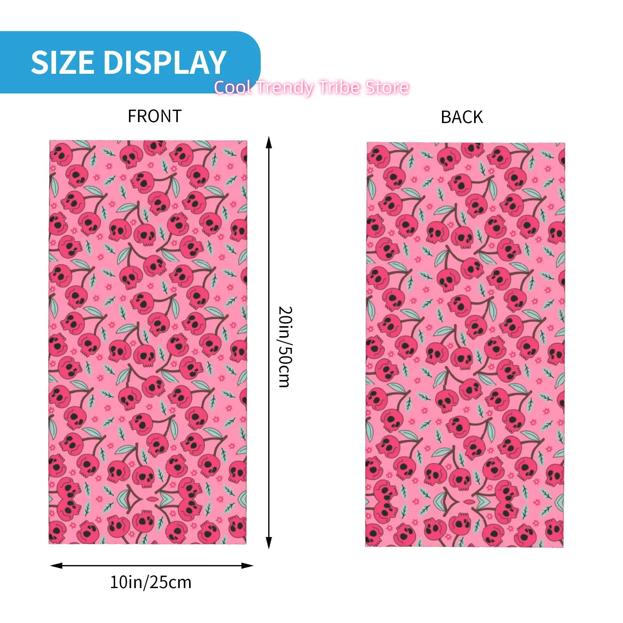 Розовый шарф-бандана с черепам – обзор и цена Men'S Fashion Head Scarf