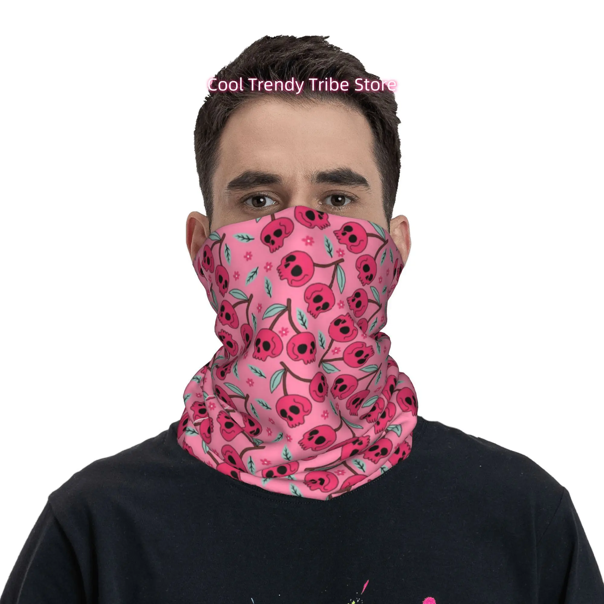 Розовый шарф-бандана с черепам – обзор и цена Men'S Fashion Head Scarf