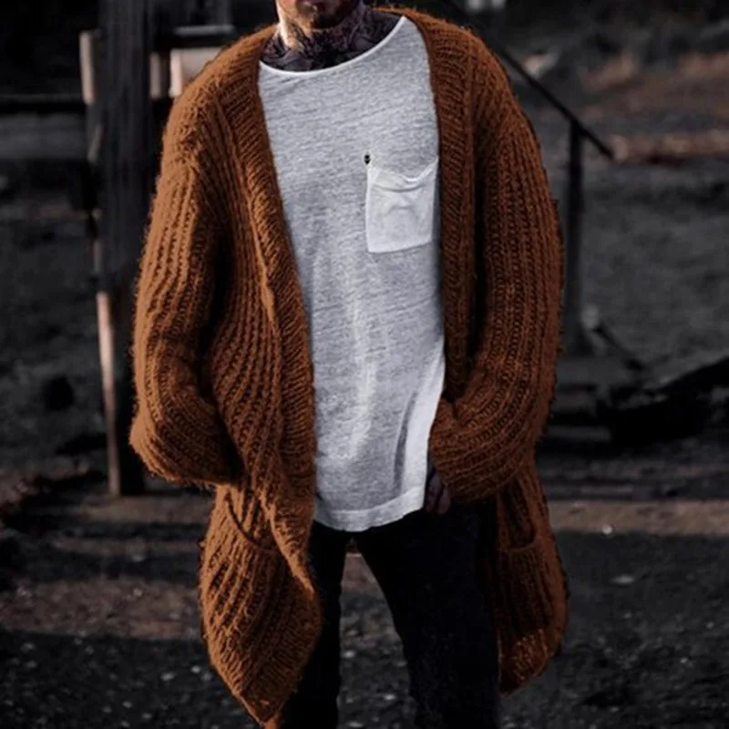 Новинка для осени и зимы в Кор – обзор и цена Men'S Fashion V Neck Sweater