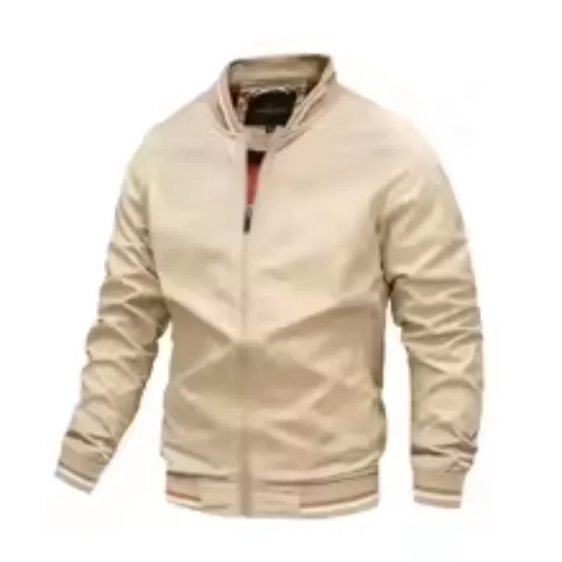 2024, весенне-осенняя куртка-б – обзор и цена Mens Fashion Bomber Jacket