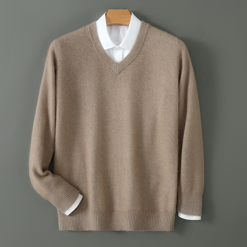 Новинка Осень-зима 2024 Одното – обзор и цена Men'S Fashion V Neck Sweater