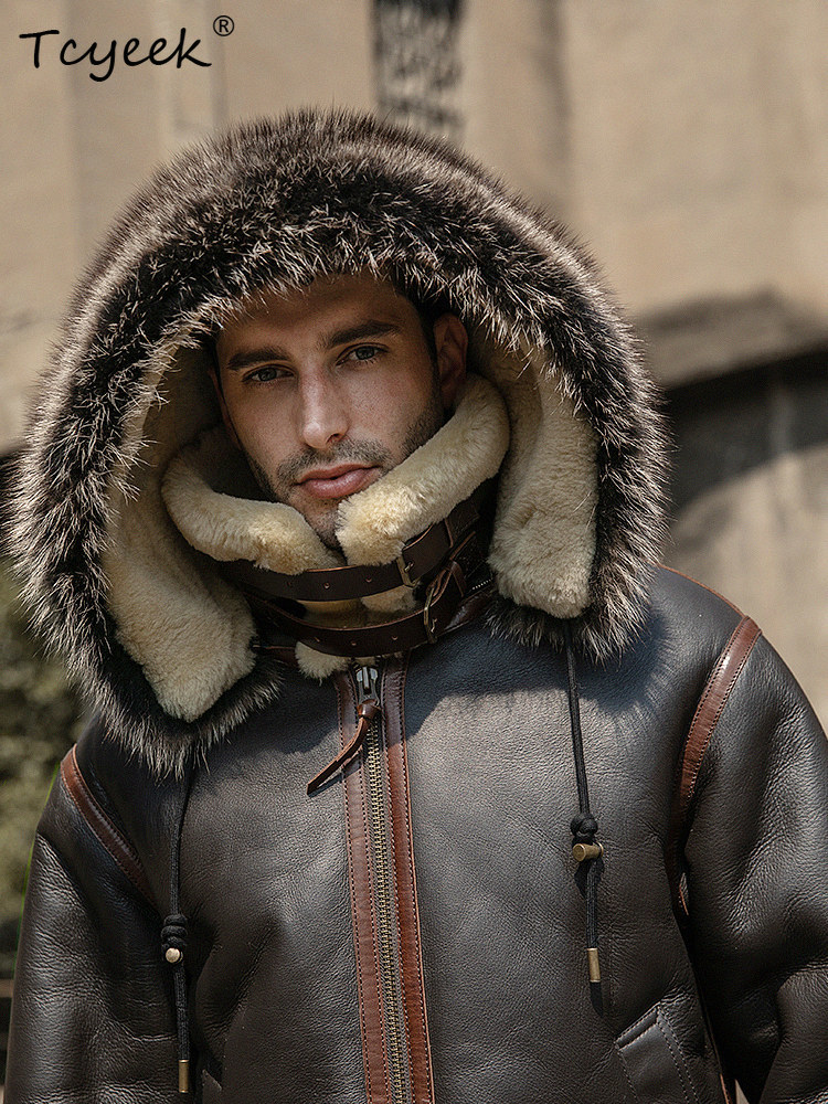 Мужская шуба Tcyeek из натурал – обзор и цена Men'S Fashion Zipper Hoodie
