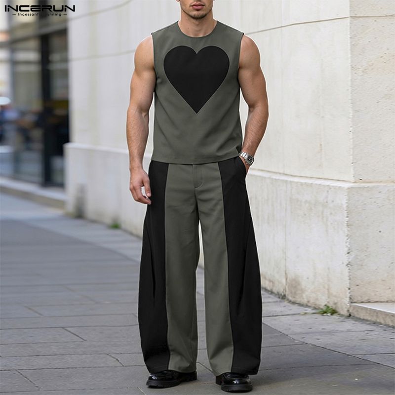 Мужские комплекты INCERUN: топ – обзор и цена Men'S Fashion Color