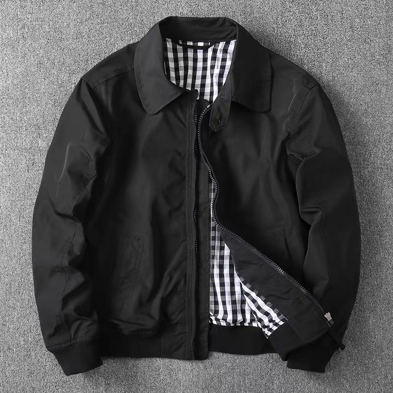 Весенняя Повседневная однотонн – обзор и цена Mens Fashion Bomber Jacket