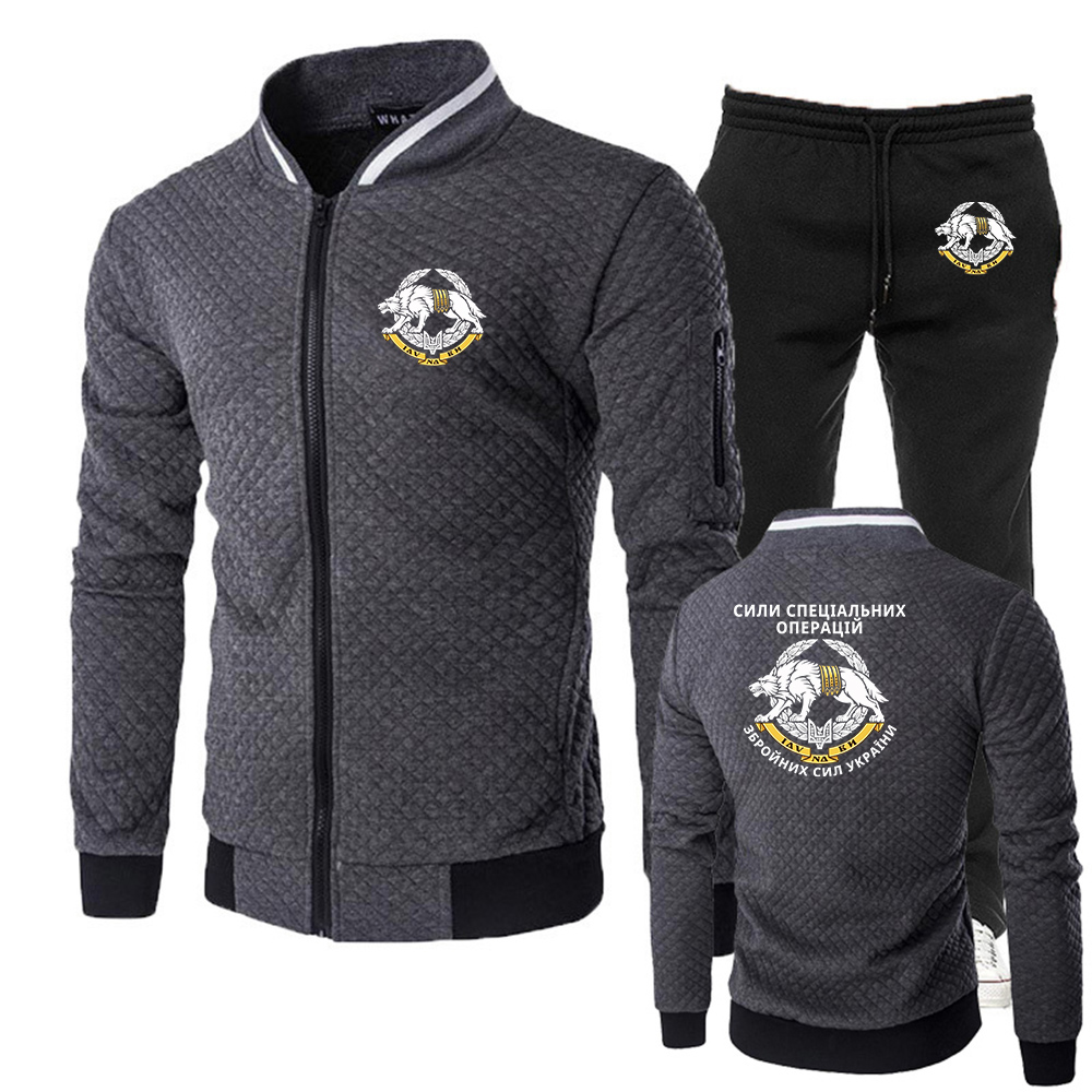 Украина, Войска специальных оп – обзор и цена Men'S Fashion Zipper Hoodie