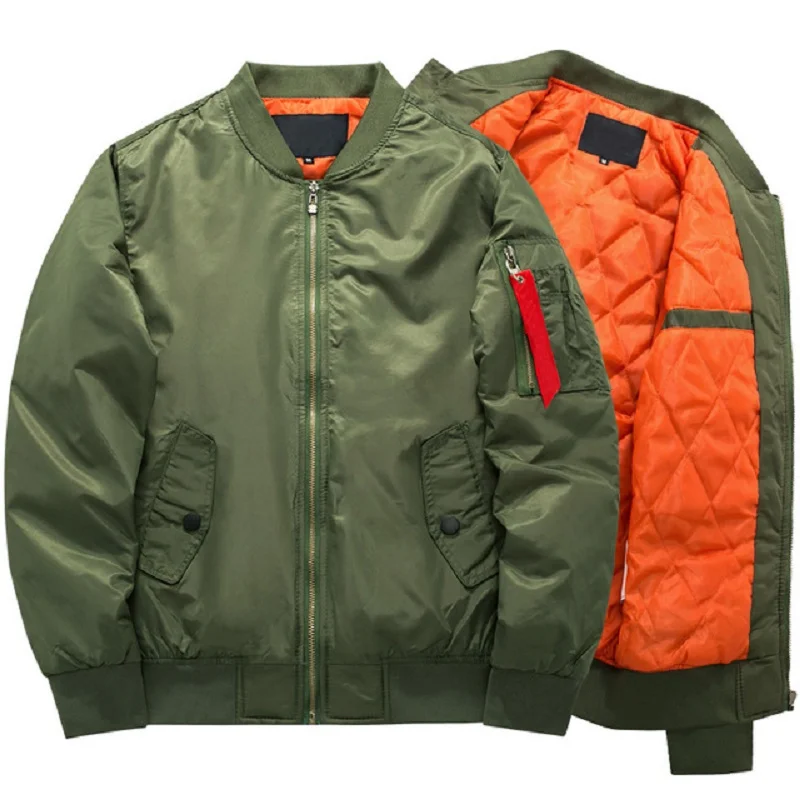 Новая модная мужская куртка-бо – обзор и цена Mens Fashion Bomber Jacket