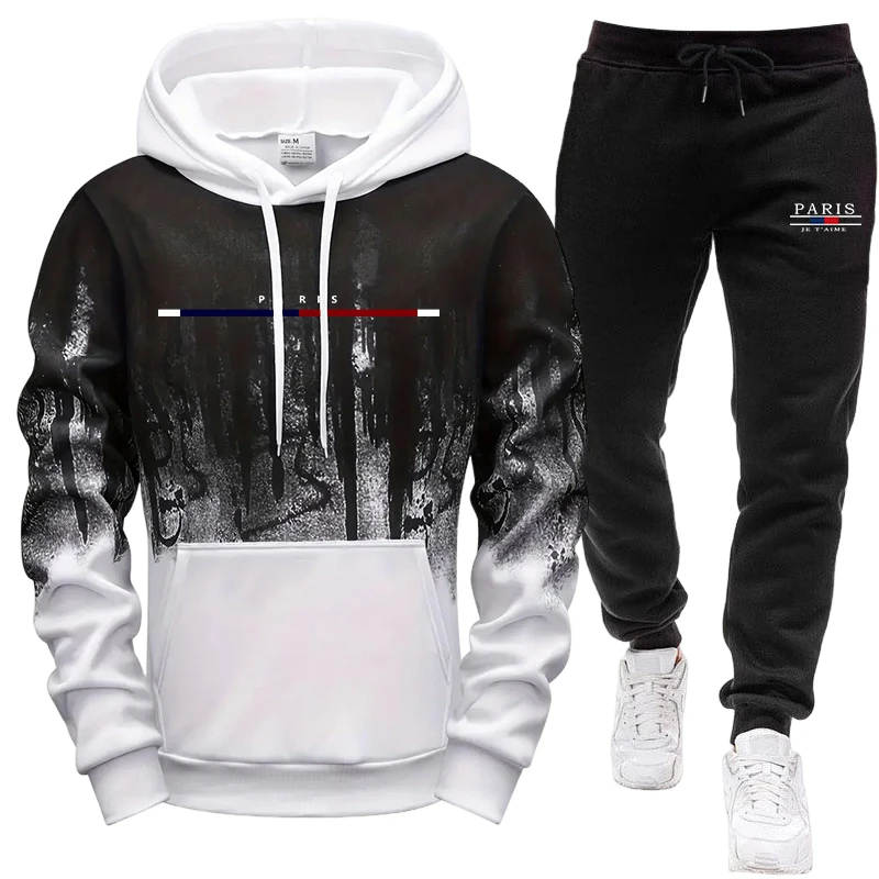 Мужской комплект/худи/брюки: о – обзор и цена Men'S Fashion Hoodies