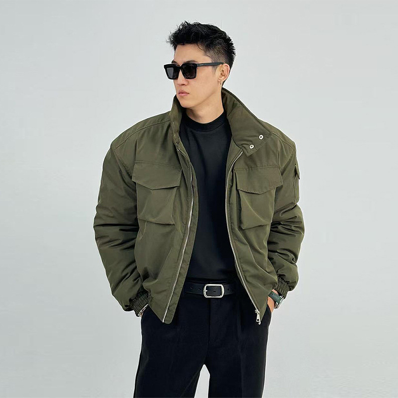 Осень-зима 202, мужская куртка – обзор и цена Mens Fashion Bomber Jacket