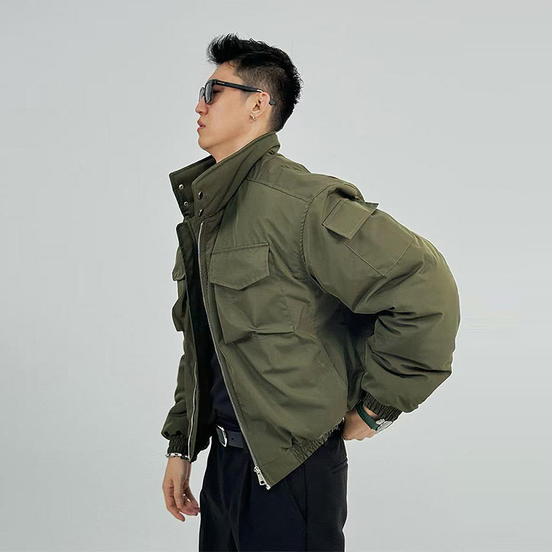 Осень-зима 202, мужская куртка – обзор и цена Mens Fashion Bomber Jacket